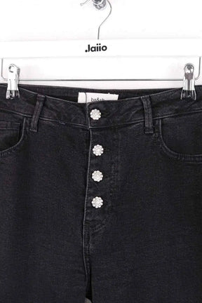 Jean droit Ba&Sh Noir en Coton