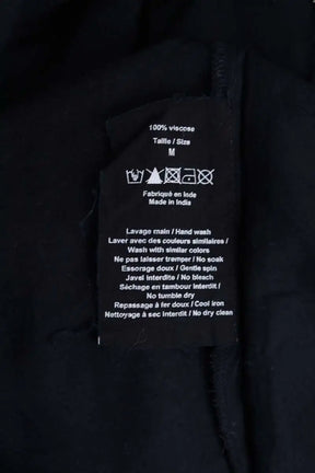 Blouse Leon & Harper Noir en Cachemire