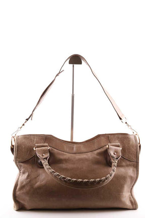 Sac à main Balenciaga City Marron