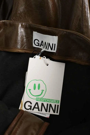 Pantalon large Ganni  Marron