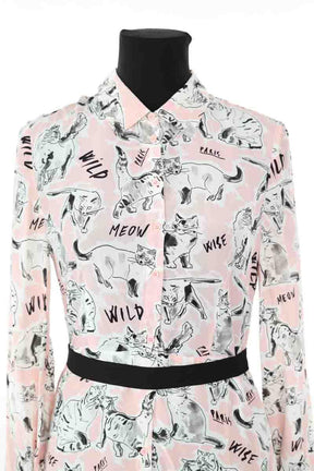Mi-longueur Claudie Pierlot  Blanc