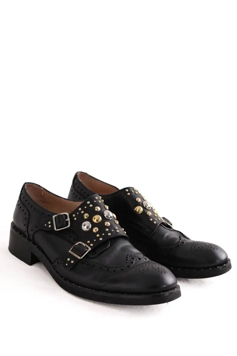 Mocassins Maje Noir en Cuir