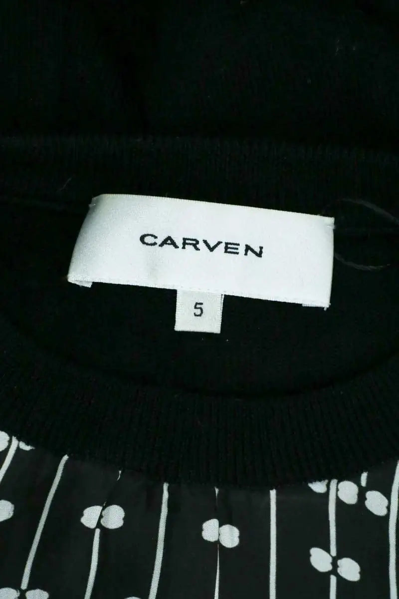 Pull Carven Noir en Laine