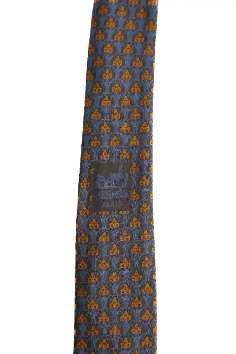 Cravate Hermès  Bleu