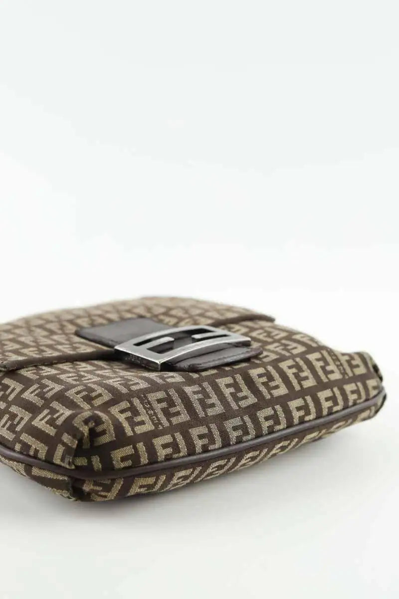 Sac à bandoulière Fendi Marron en Tissu