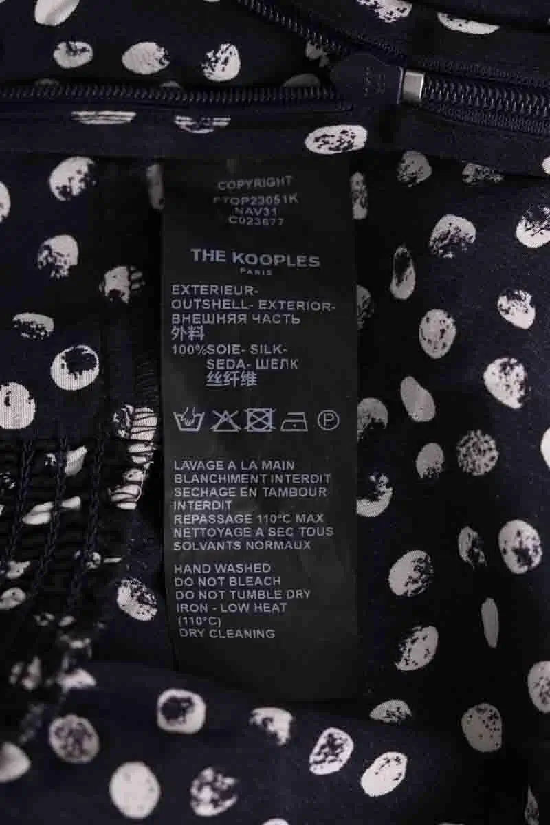 T-shirt The Kooples Noir en Synthétique