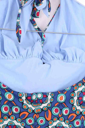 Maillot de bain Double Je Bleu en Synthétique