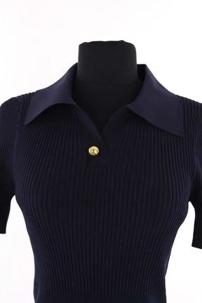 Top Claudie Pierlot Marine en Viscose