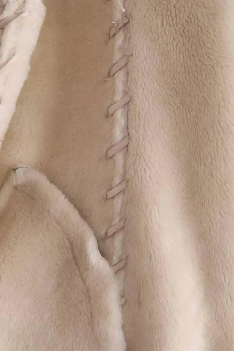 Manteau Paco Rabanne Beige en Cuir