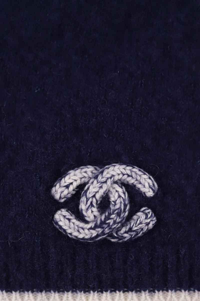 Bonnet Chanel  Bleu