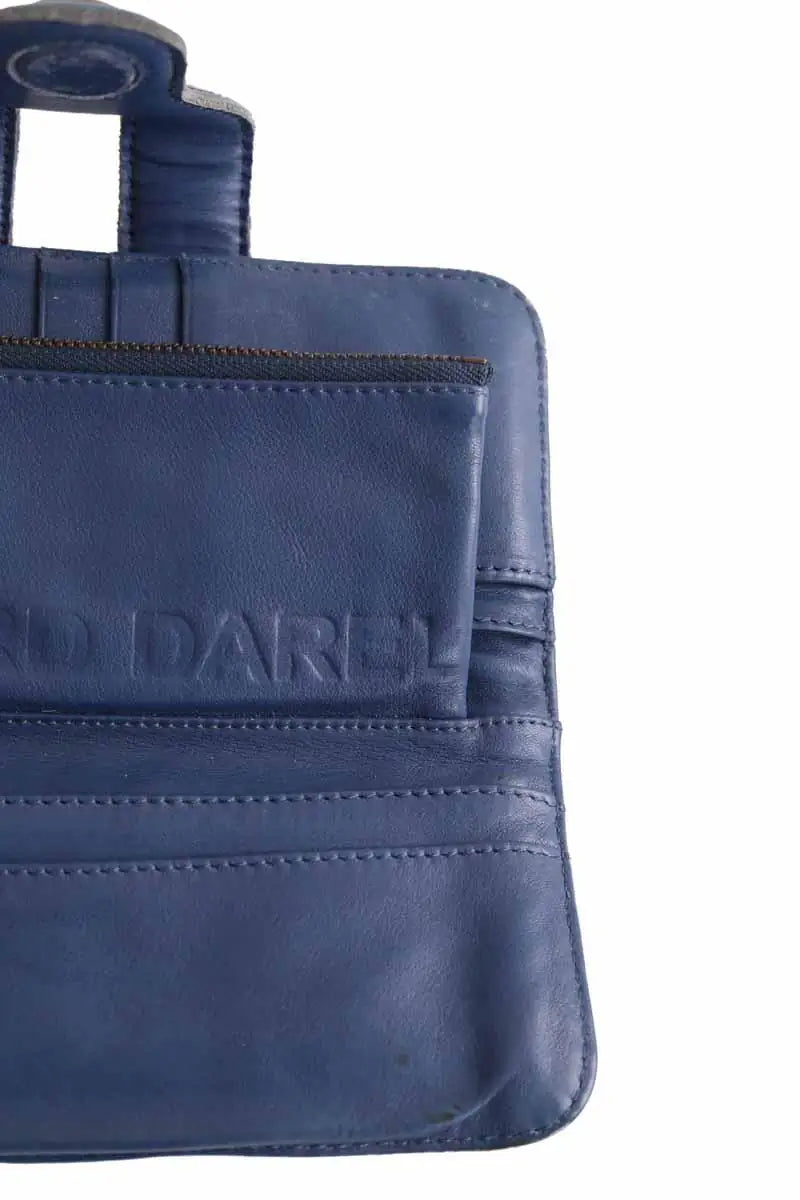 Portefeuille Gerard Darel Bleu en Cuir