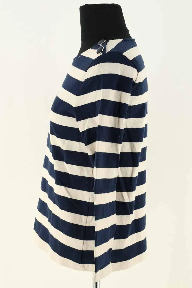 Blouse Sézane Bleu en Coton