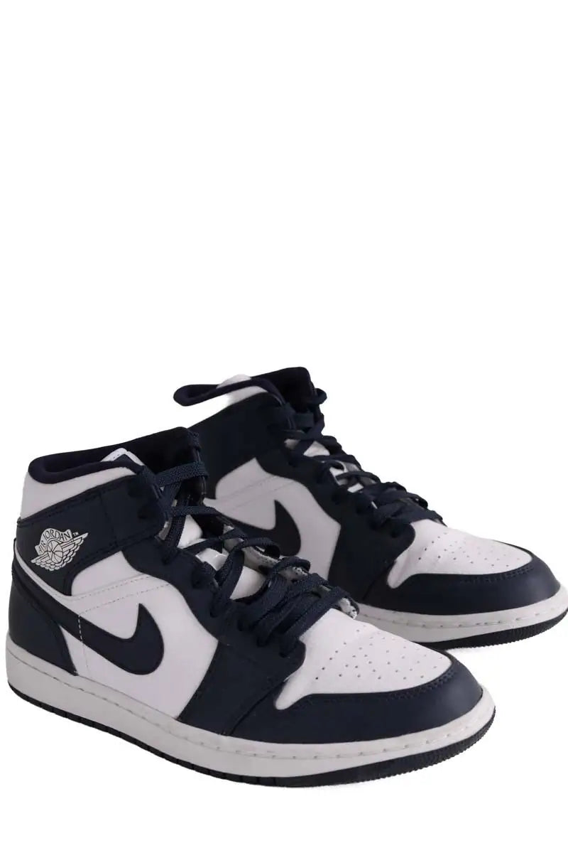 Baskets Nike Marine en Cuir