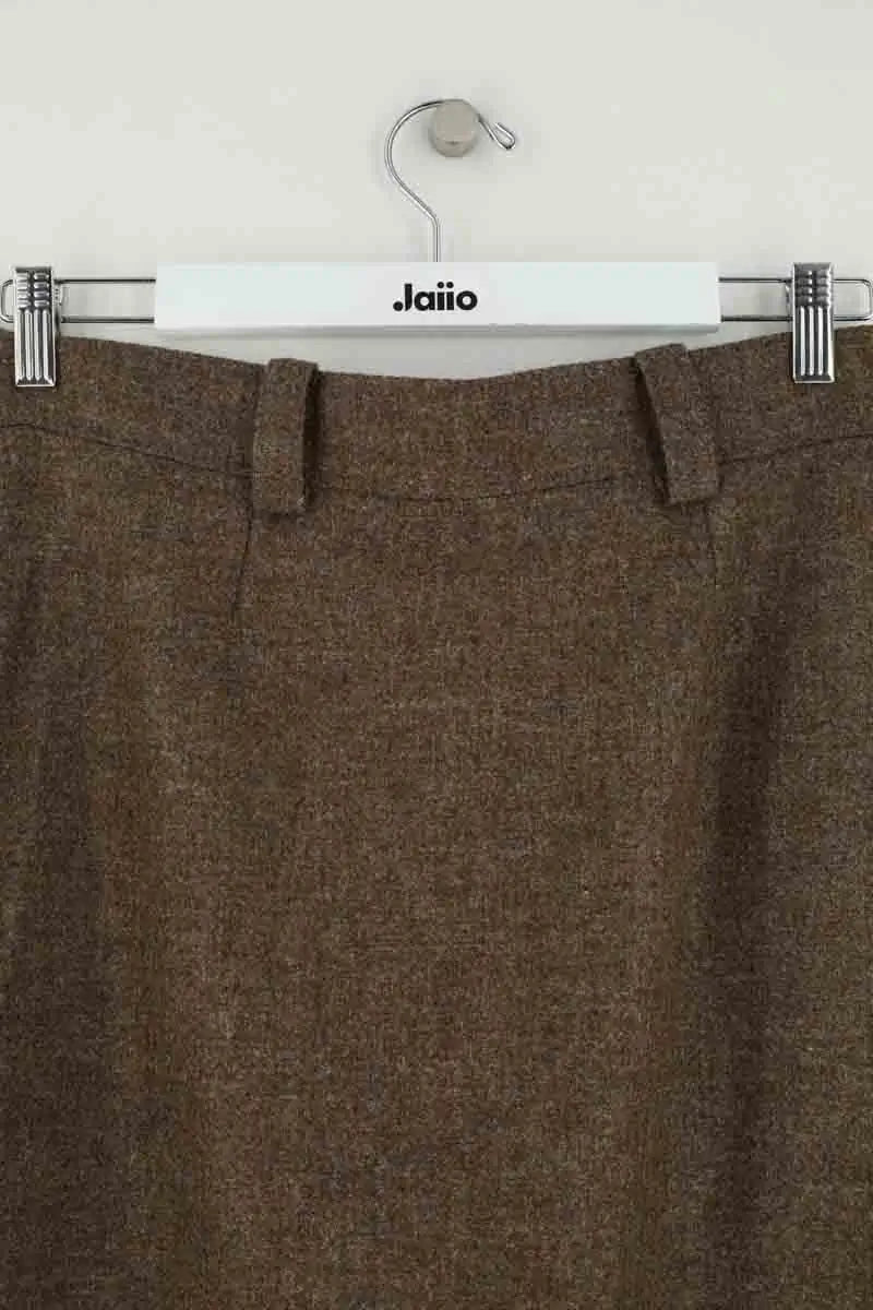 Jupe Sézane Marron en Viscose