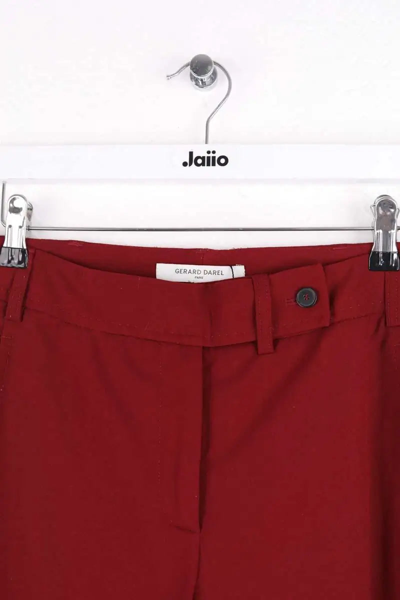 Pantalon droit Gerard Darel Bordeaux en Laine