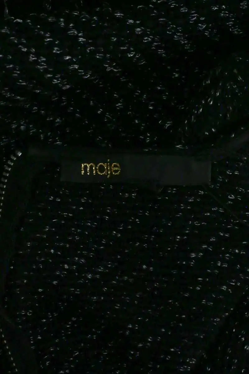 Robe Maje Noir en Coton
