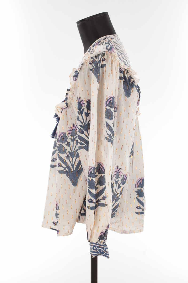 Blouses SZ Blockprints  Blanc
