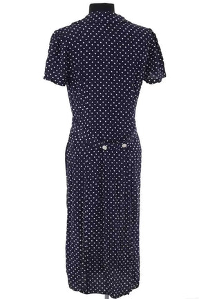 Robe Rouje Marine en Viscose
