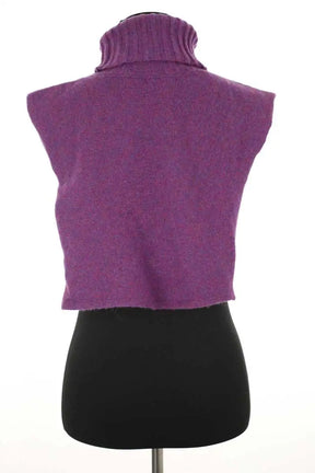 Col Soeur Violet en Laine