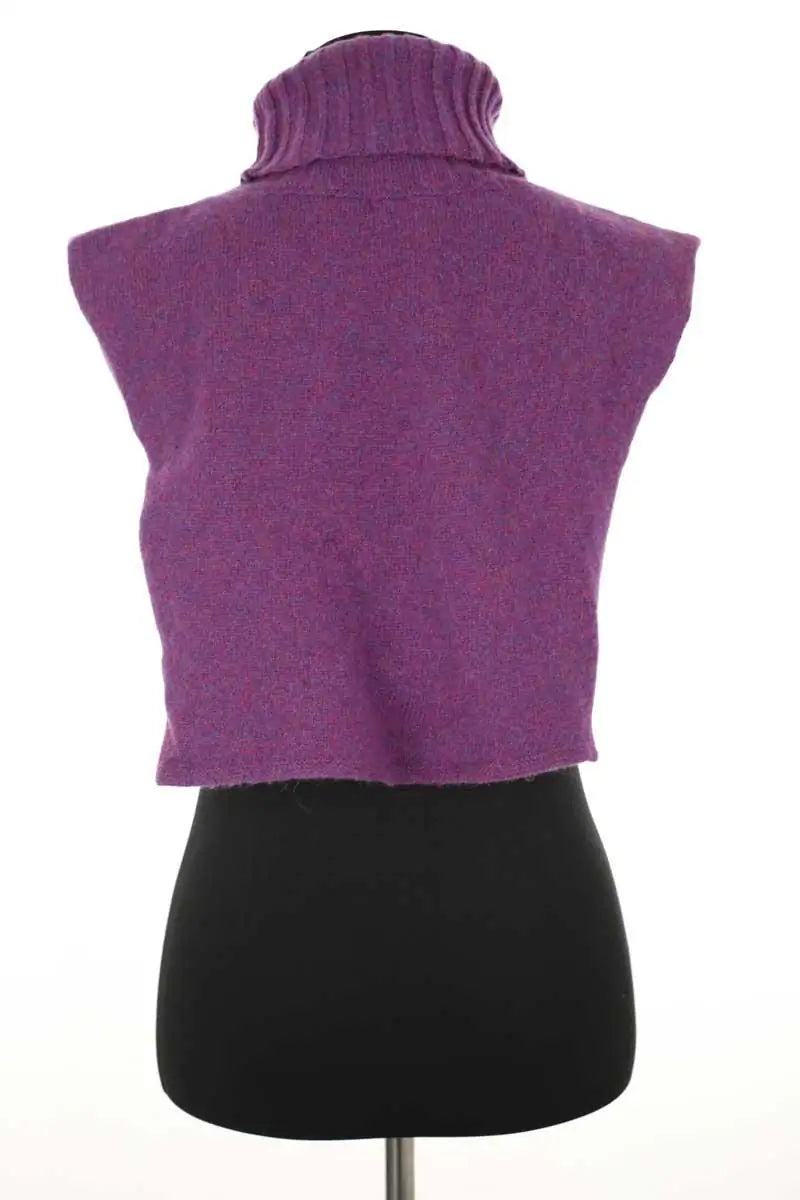 Col Soeur Violet en Laine
