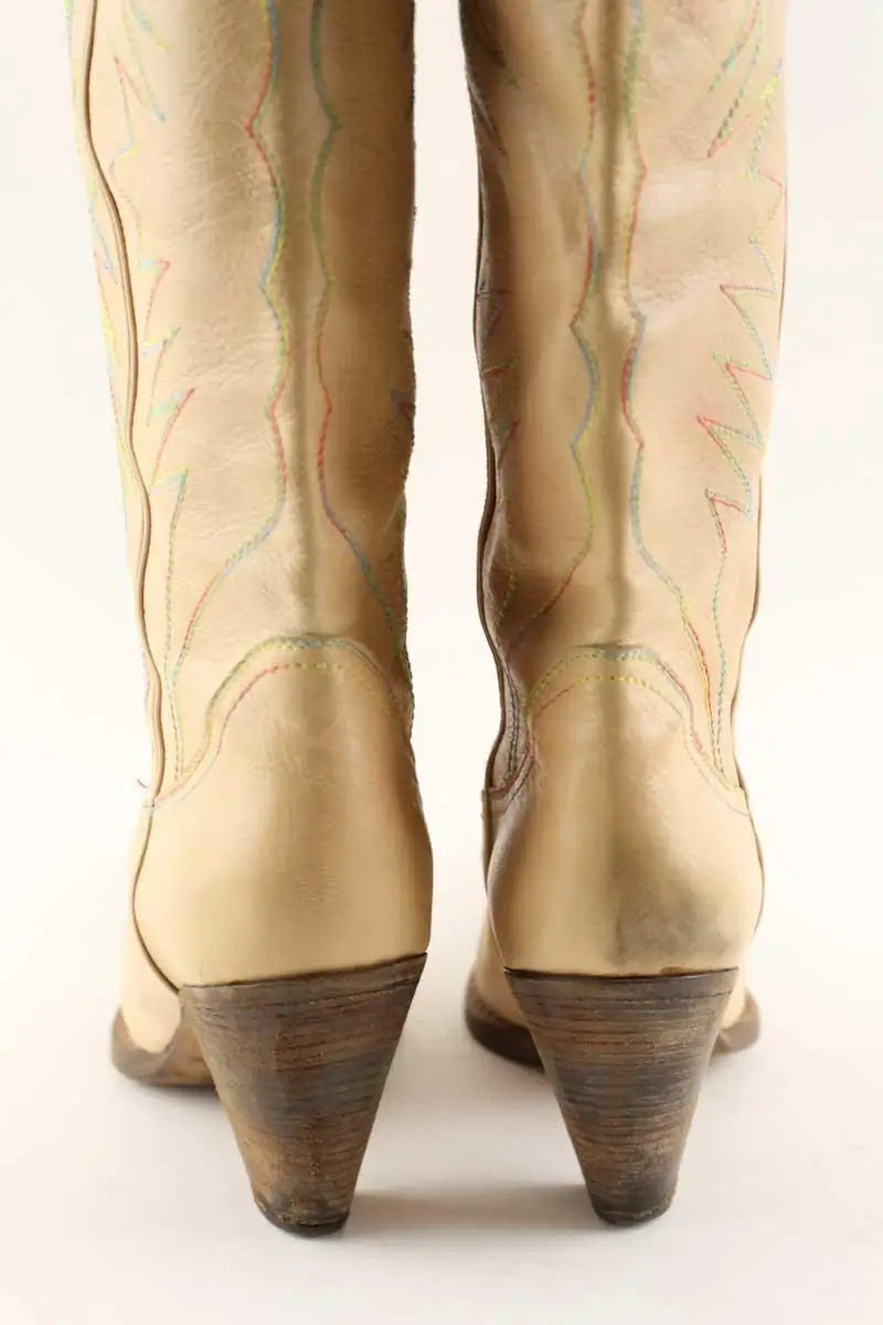 Santiags Chloé  Beige
