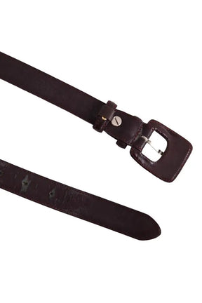 Ceinture en cuir Longchamp Bordeaux en Cuir