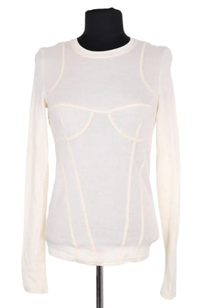 Top Ernest Leoty Beige en Coton, taille S - Seconde Main