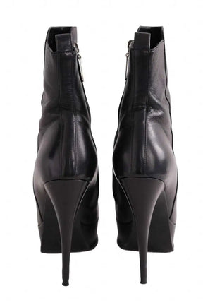 Boots Saint Laurent Noir en Cuir