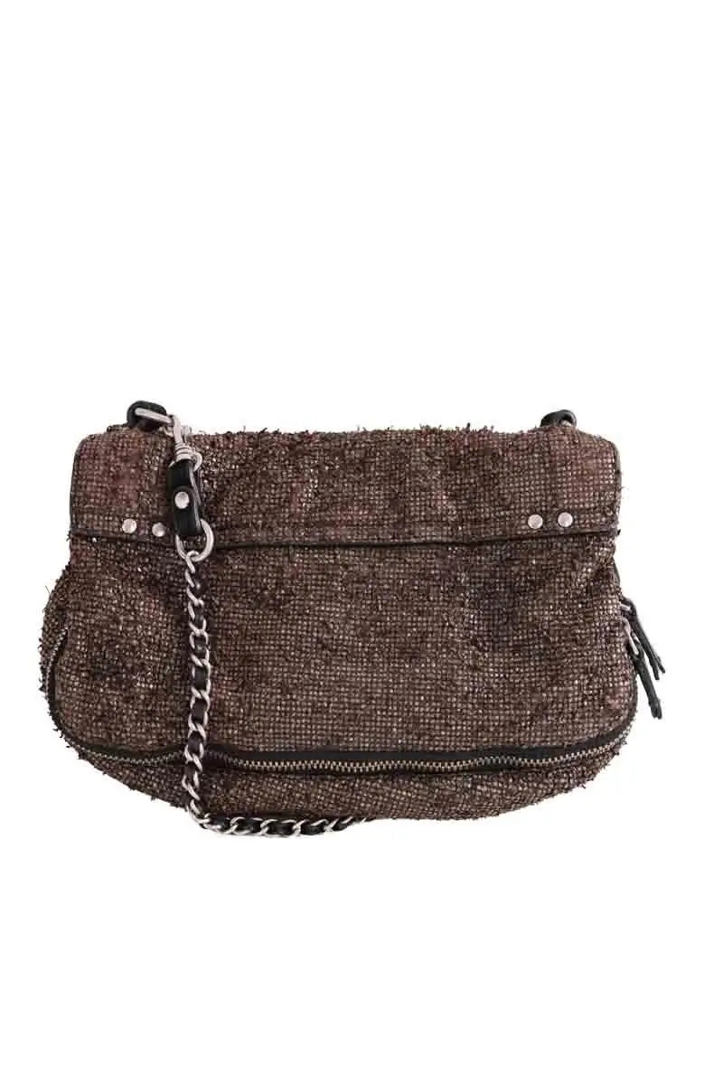 Sac porté épaule Jérôme Dreyfuss Marron en Cuir