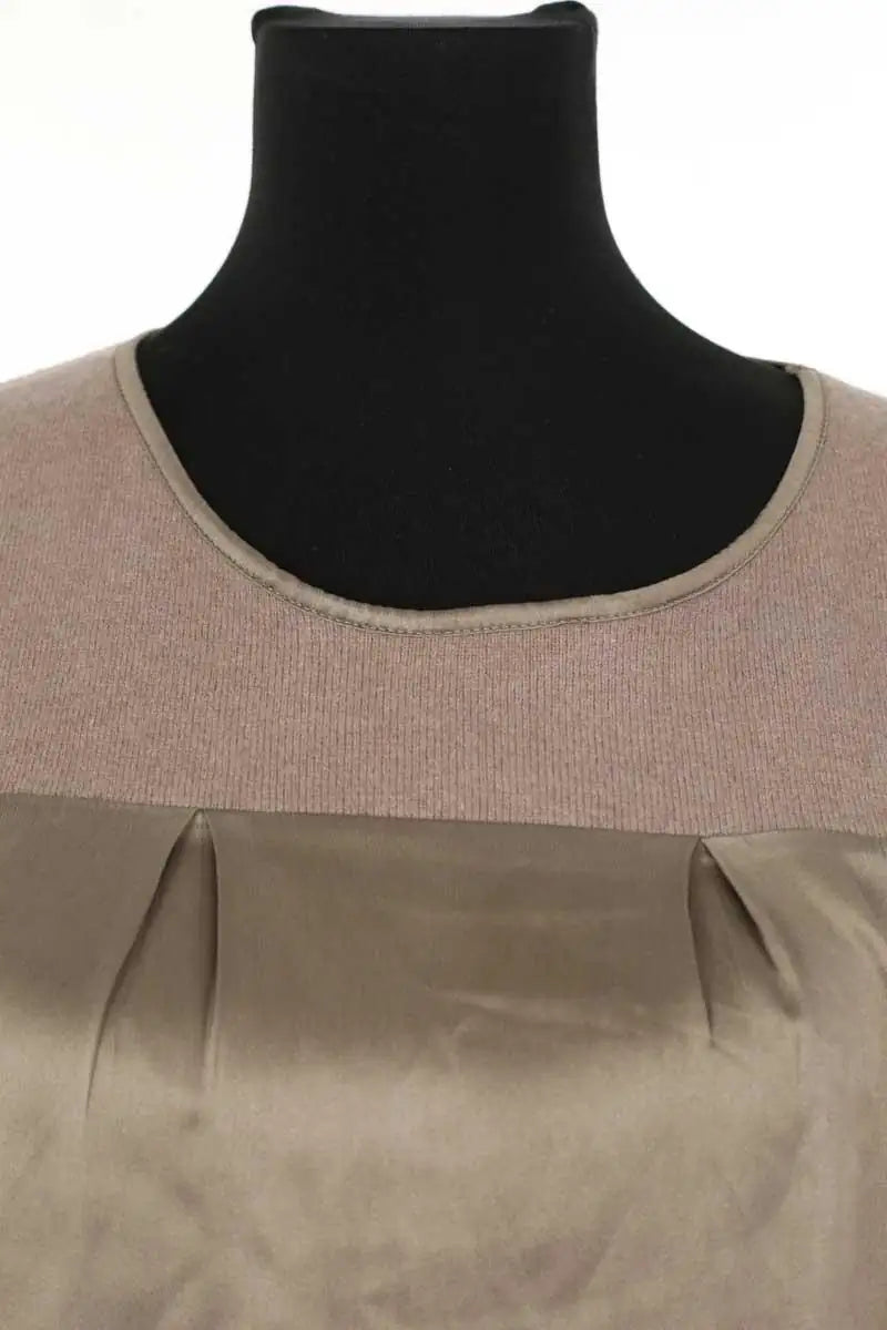 Top sans manche Fabiana Filippi  Kaki