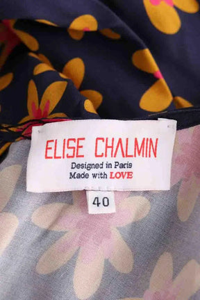 Robe Elise Chalmin Marine en Coton