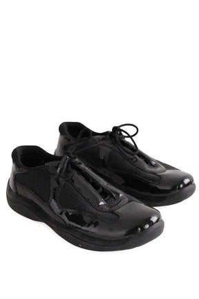 Baskets Prada america's cup Noir en Cuir