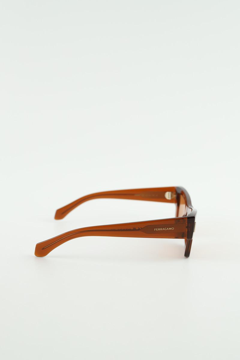 Lunettes de soleil Salvatore Ferragamo  Marron