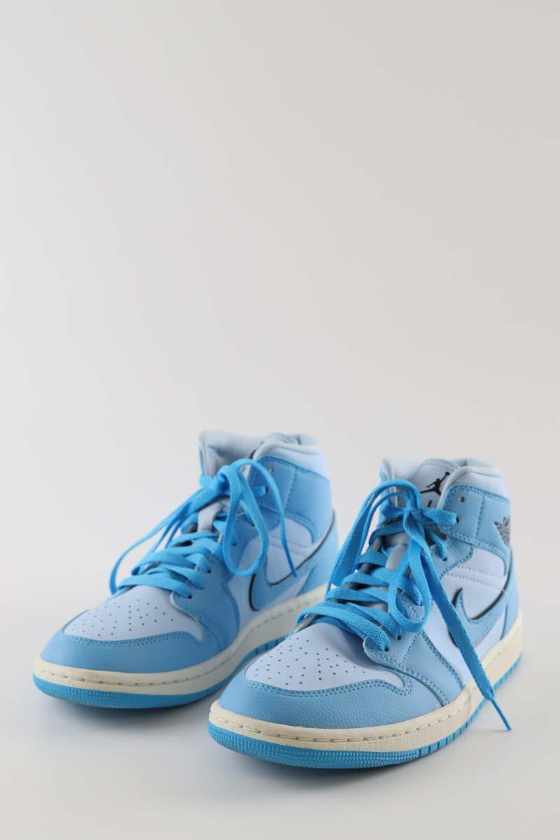 Baskets hautes Nike Air Jordan 1 Bleu