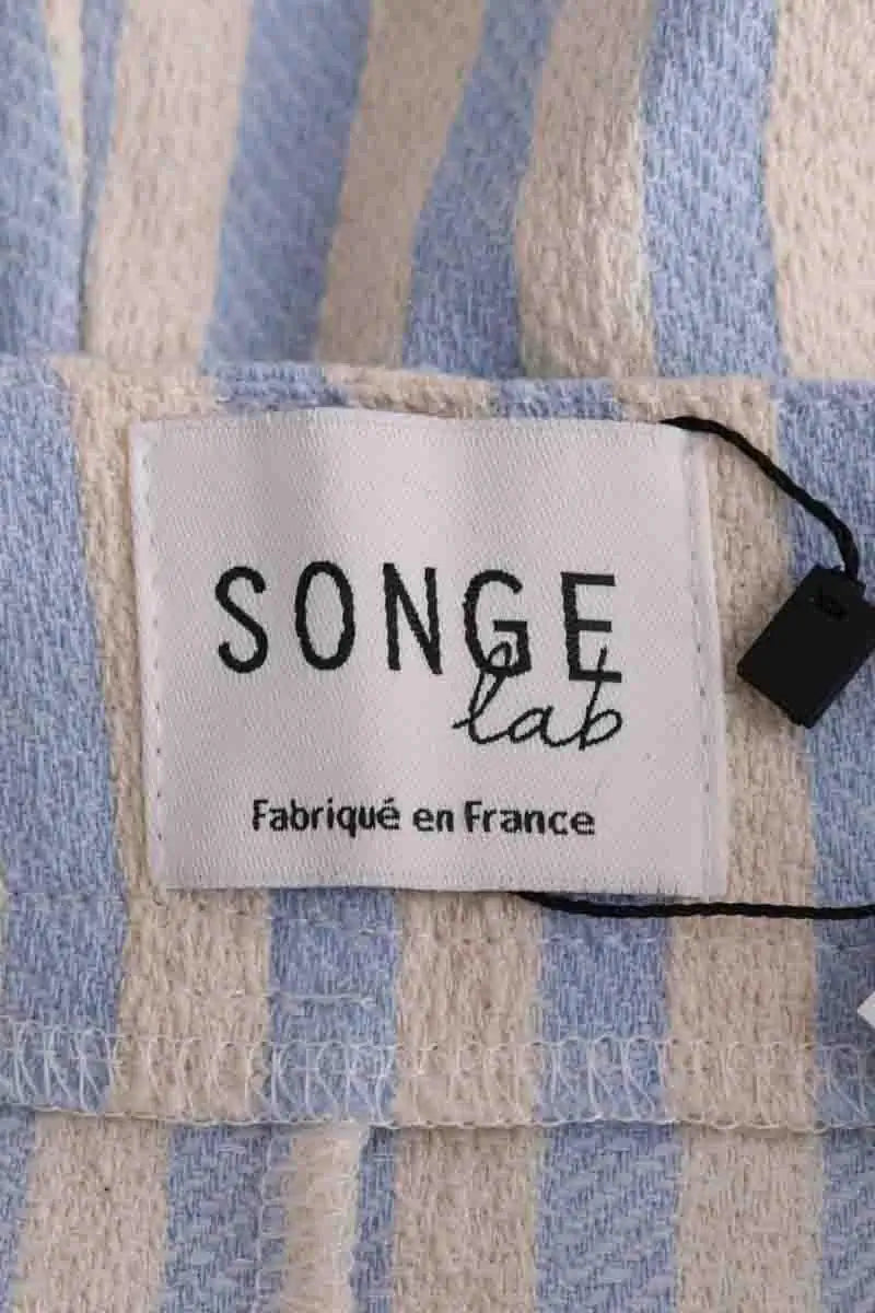 Short Songe Lab Bleu en Coton