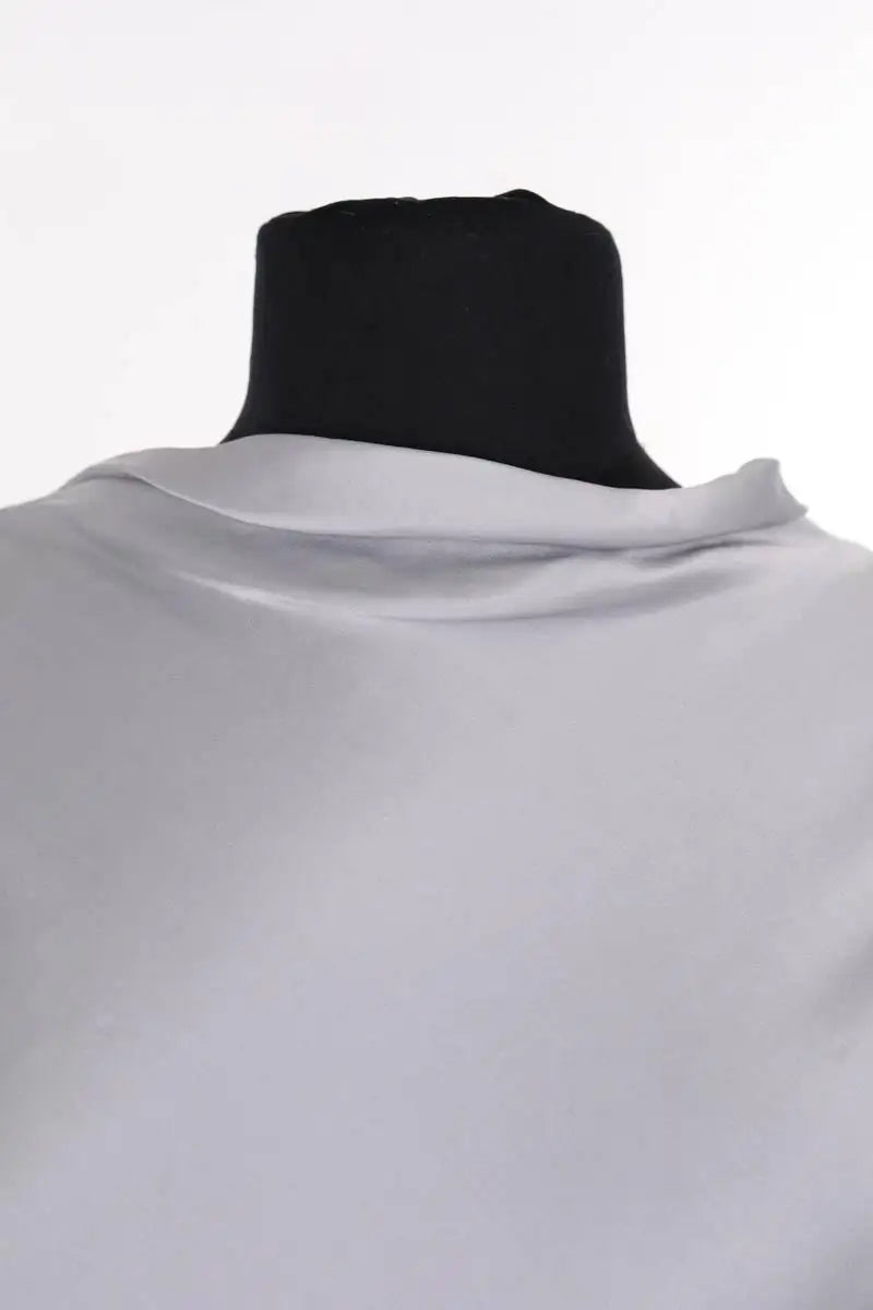 Blouse Yves Saint Laurent Gris en Soie