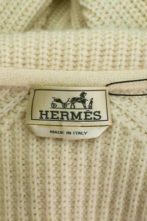 Gilet Hermès Ecru en Cachemire