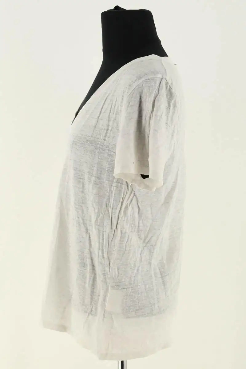 T-shirt Notshy Blanc en Lin