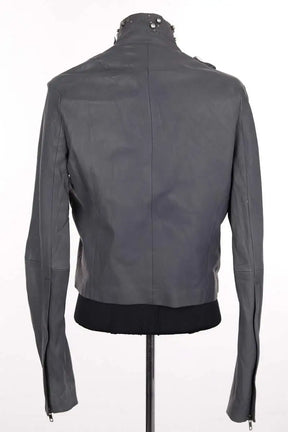Veste Givenchy Bleu en Cuir