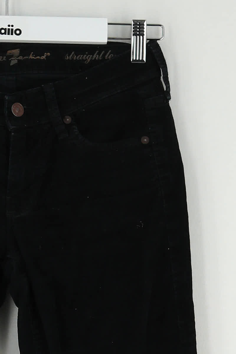 Pantalon slim 7 For All Mankind  Noir