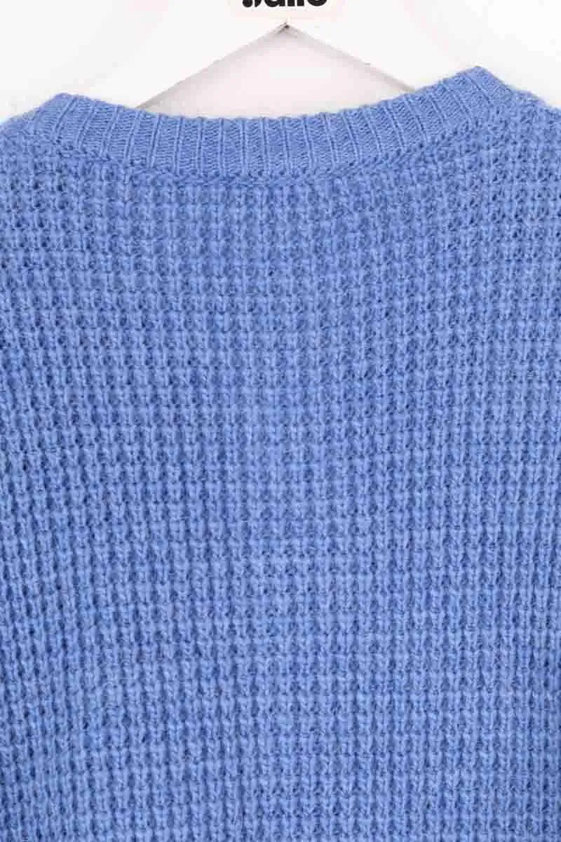 Gilet American Vintage Bleu en Synthétique
