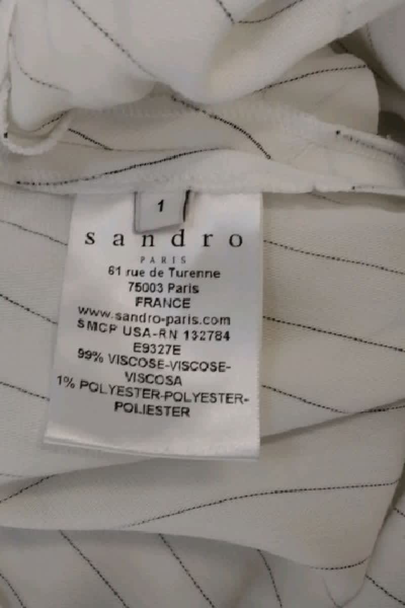 Top sans manche Sandro  Blanc