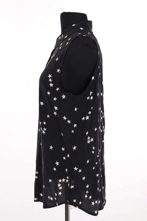 Chemise Equipment Noir en Soie
