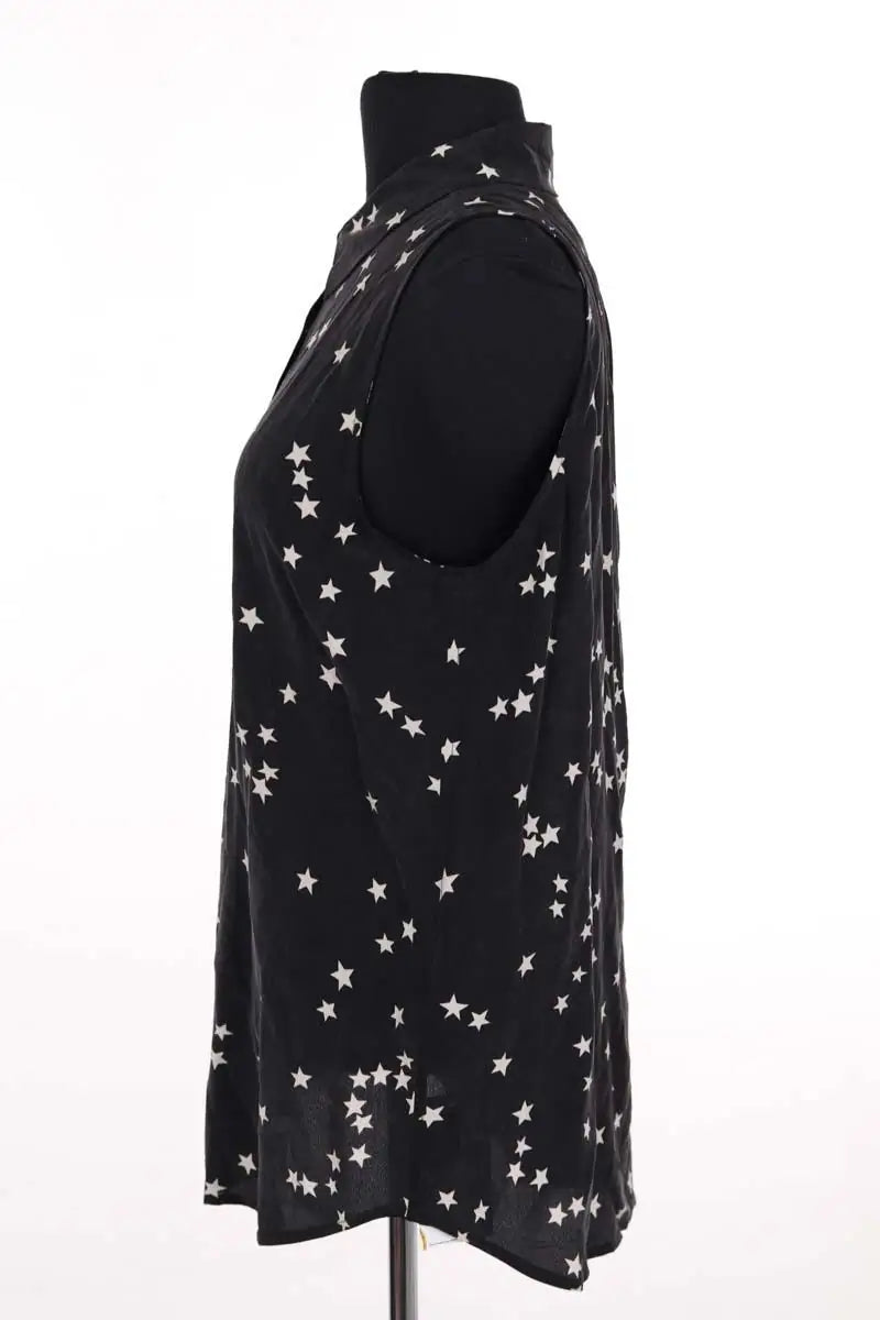Chemise Equipment Noir en Soie
