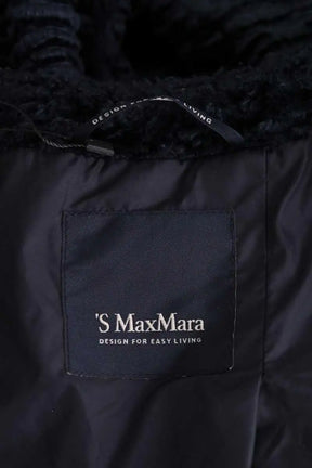 Manteau Max Mara Marine en Fourrure