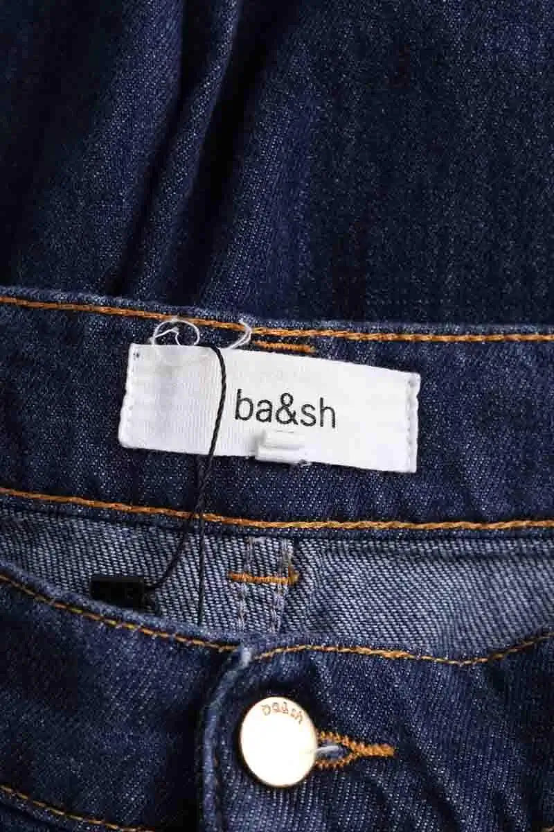 Jean large Ba&Sh Bleu en Coton