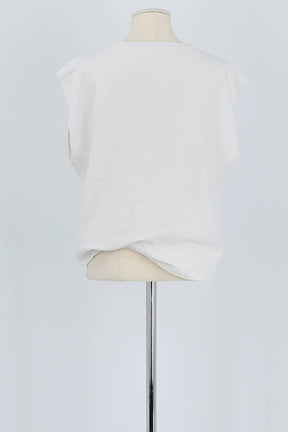 Top sans manche Sessun  Blanc
