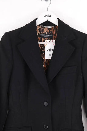 Blazer Dolce & Gabbana Noir en Laine