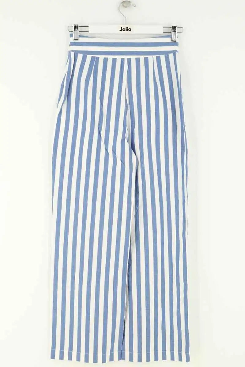 Pantalon Sézane Bleu en Coton