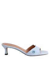 Talons Maje Bleu en Cuir, taille 36 - Seconde Main